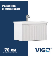Тумба с раковиной напольная VIGO Нео 340-com, 70 см