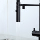 Смеситель для кухни с гибким изливом и подключением фильтра GAPPO G4397-86, черный