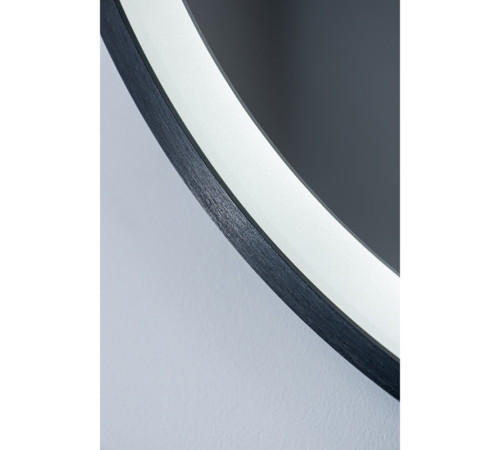 Зеркало Silver Mirrors Делуна/Deluna D800 TX (алюм. профиль, цвет черный, бесконтактный сенсор)