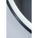 Зеркало Silver Mirrors Делуна/Deluna D800 TX (алюм. профиль, цвет черный, бесконтактный сенсор)