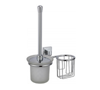 Ершик с держателем освежителя Savol S-L09594, хром