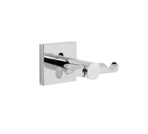 Двойной крючок для ванной FIXSEN LUX CHROME FX-15005A, хром