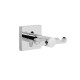 Двойной крючок для ванной FIXSEN LUX CHROME FX-15005A, хром