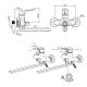 Смеситель для ванны BRAVAT F6806937CP-LB-SW, хром