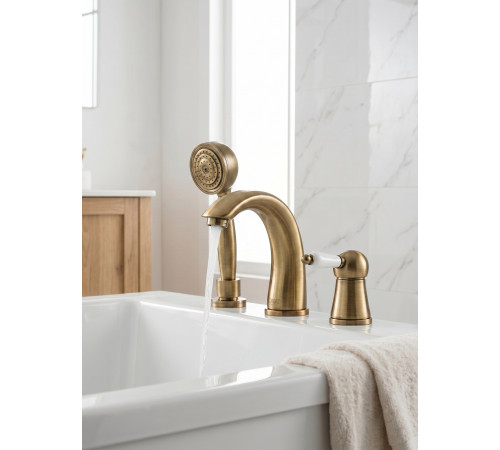 Смеситель на борт ванны Fiore IMPERIAL 83ZZ5105, бронза