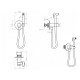 Гигиенический душ со смесителем с термостатом Grocenberg GB009GO, золото