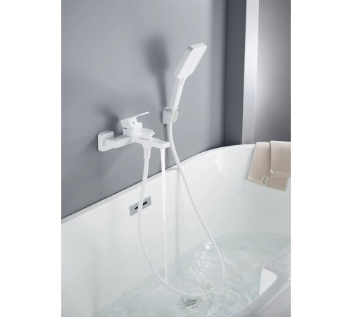 Смеситель для ванны Knotlor KN-22/WY, белый