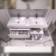 Тумба подвесная без столешницы Velvex Unit tp.UNI.80.1Y белый матовый, 80 см