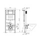 Комплект Maretti 3 в 1: унитаз CA10PBM29-844, инсталляция AC11P5211, кнопка AC12KA-740