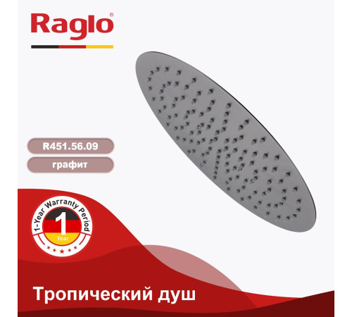 Верхний душ Raglo R451.56.09, графит
