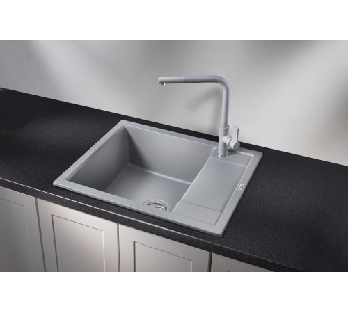 Кухонная мойка Granula 6002, АЛЮМИНИУМ