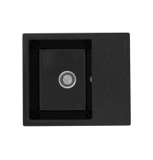 Кухонная мойка Practik PR-M-575-004 (без сифона), черный оникс