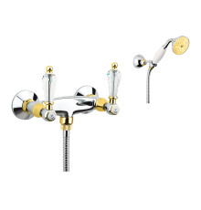 Смеситель для душа Fiore GIOIELLI (SWAROVSKI®) 08CO0602, хром/золото