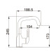 Смеситель для раковины Haiba HB10825-3, оружейная сталь