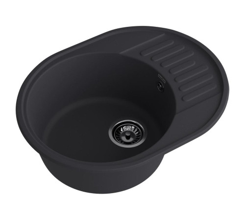 Кухонная мойка GranFest QUARZ 58, черный