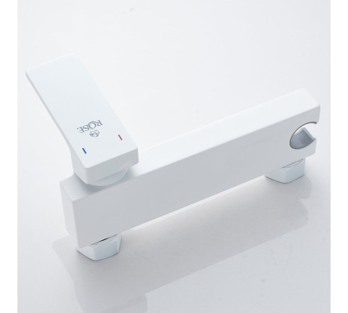 Гигиенический душ со смесителем Rose R1805C-1, белый