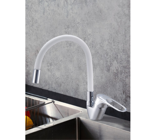 Смеситель для кухни VODA Elastic hose EH519W
