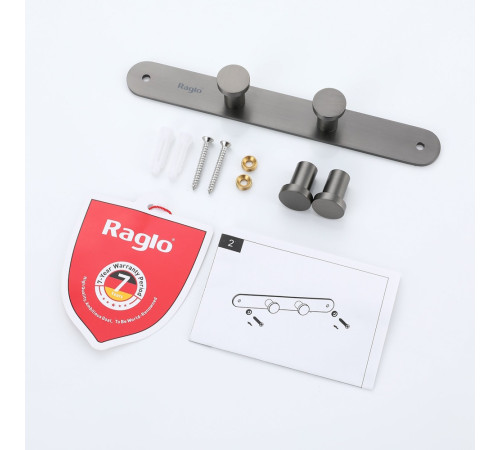 Крючок для ванной комнаты Raglo R300.054.09, графит