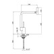 Смеситель для кухни Webert Kitchen 360 TS920302779, черный