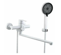 Смеситель для ванны Fmark FS8225W, белый