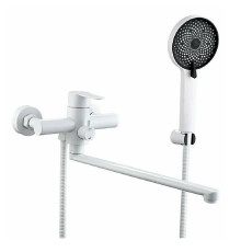 Смеситель для ванны Fmark FS8225W, белый
