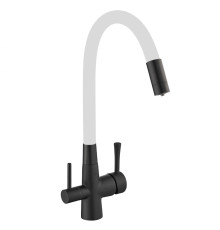 Смеситель для кухни с подключением к фильтру Savol S-L1806H-02, черный