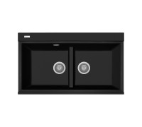 Кухонная мойка Rivelato Фондо 8638-2, черный