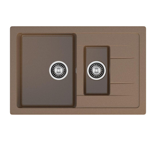 Кухонная мойка GranFest QUADRO 775KL, терракот