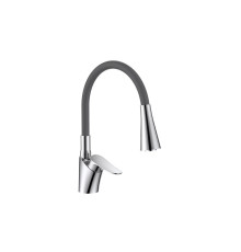 Смеситель для кухни с гибким изливом VODA Kitchen K19, хром