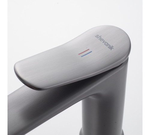 Смеситель для раковины Shevanik S4701T, оружейная сталь
