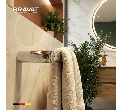 Полотенцедержатель BRAVAT D71131CP-SW, хром
