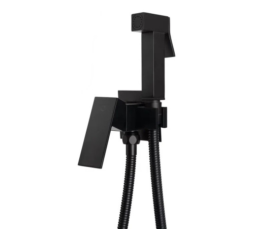 Гигиенический душ со смесителем встраиваемый FILARETE Fing FL101BL, черный