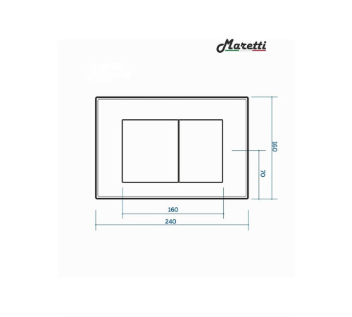 Комплект Maretti 3 в 1: унитаз CA10PBM29-844, инсталляция AC11P5211, кнопка AC12SF-015