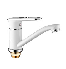 Смеситель для кухни FRAP F4549, белый