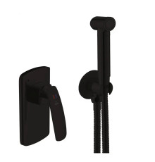 Гигиенический душ со смесителем Rose R1105H, черный