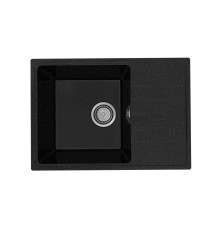 Кухонная мойка Practik PR-M-600-004 (без сифона), черный оникс