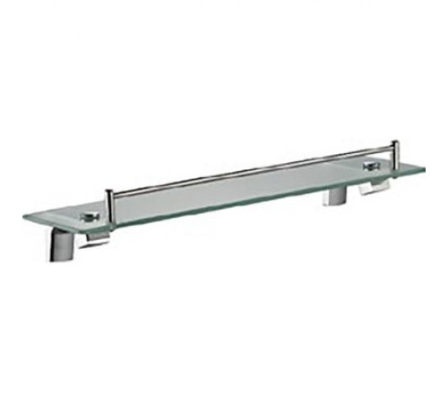 Полка стеклянная FRAP F30607, хром