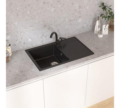 Кухонная мойка Maretti Китчен KT735-BL, черный