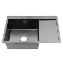 Мойка для кухни Fmark FSC6550Q-L, графит