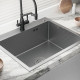 Кухонная мойка FRAP FS7050, сатин