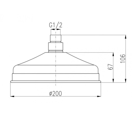 Верхний душ Rav Slezak KS0020CMAT
