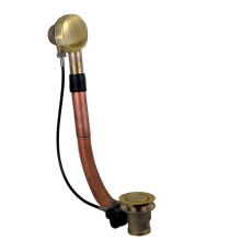 Слив-перелив для ванны полуавтомат Webert AC0035065, бронза