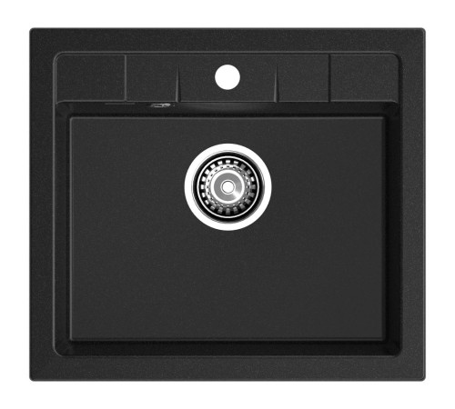 Кухонная мойка GranFest QUADRO 561, черный