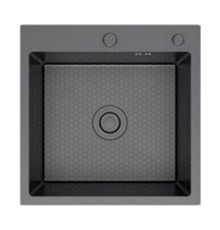 Кухонная мойка FRAP FS5050-9, оружейная сталь