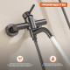 Смеситель для ванны Prohanss P31.30.09, графит