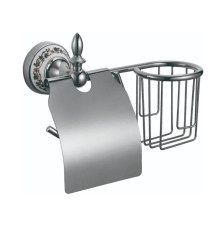 Держатель для туалетной бумаги и освежителя Savol S-L06851A, хром