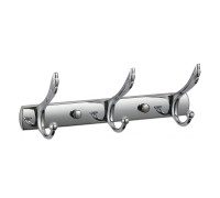 Планка с крючками Savol S-06203B, хром