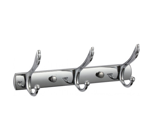 Планка с крючками Savol S-06203B, хром