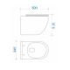 Комплект Maretti 3 в 1: унитаз CA10PBM29-844, инсталляция AC11P5211, кнопка AC12KA-740
