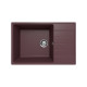 Кухонная мойка Ulgran Quartz Prima 760-06, трюфель